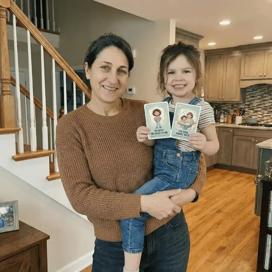 Cristina con su hija